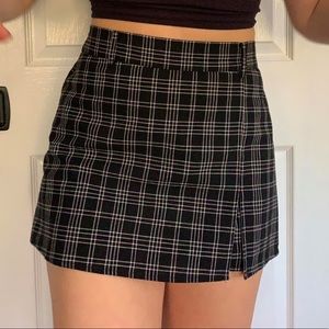 LA Hearts Plaid Skort